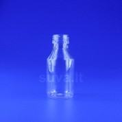 PET plastiko buteliukas PP-28, skaidrus (100 ml)