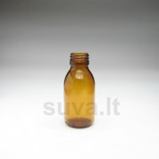 Rudo stiklo buteliukas PP 28 S (100 ml)
