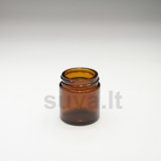 Rudas stiklo indelis kremui 30 ml (38/R3)