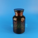 Plačiakaklis, rudo stiklo buteliukas su pritrintu kamščiu (2000 ml)