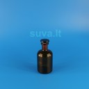 Siaurakaklis, rudo stiklo buteliukas su pritrintu kamščiu (50 ml)