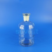 Siaurakaklis, skaidraus stiklo buteliukas su pritrintu kamščiu (1000 ml) Siaurakaklis, skaidraus stiklo buteliukas su pritrintu kamščiu (1000 ml)