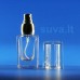 Stiklinis buteliukas DELACROIX su sidabro spalvos purkštuku (30 ml)