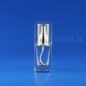 Stiklinis buteliukas DELACROIX su sidabro spalvos purkštuku (30 ml)
