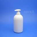 Butelis 500 ml su baltu dispenseriu