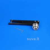 Įrankis 20 mm aliuminio gaubtelių užspaudimui